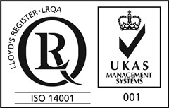 ISO14001 with UKAS Sercrisa